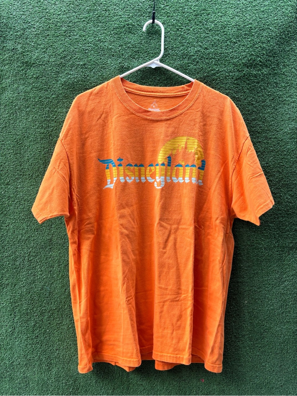 Hanes Orange Disneyland Graphic Tee